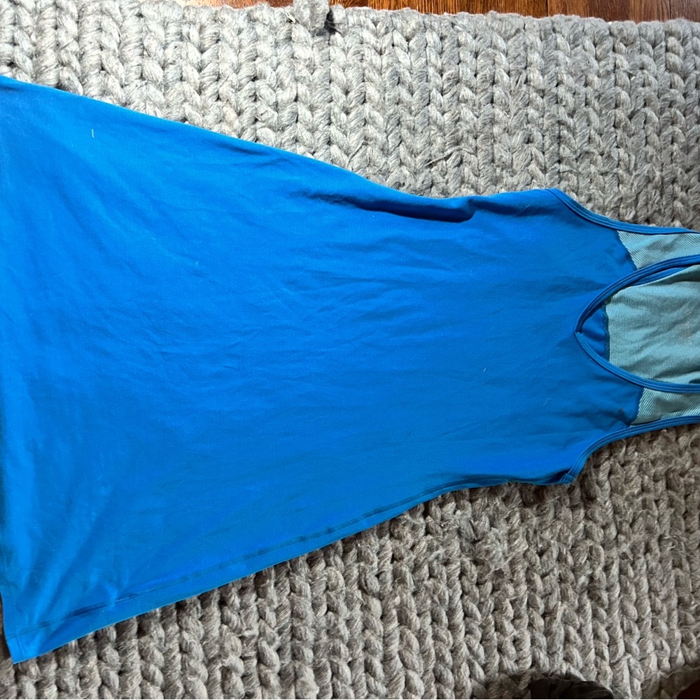 Blue Sleeveless Dress